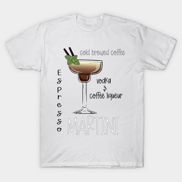 Cocktail Sign H T-Shirt by Jean Plout Designs